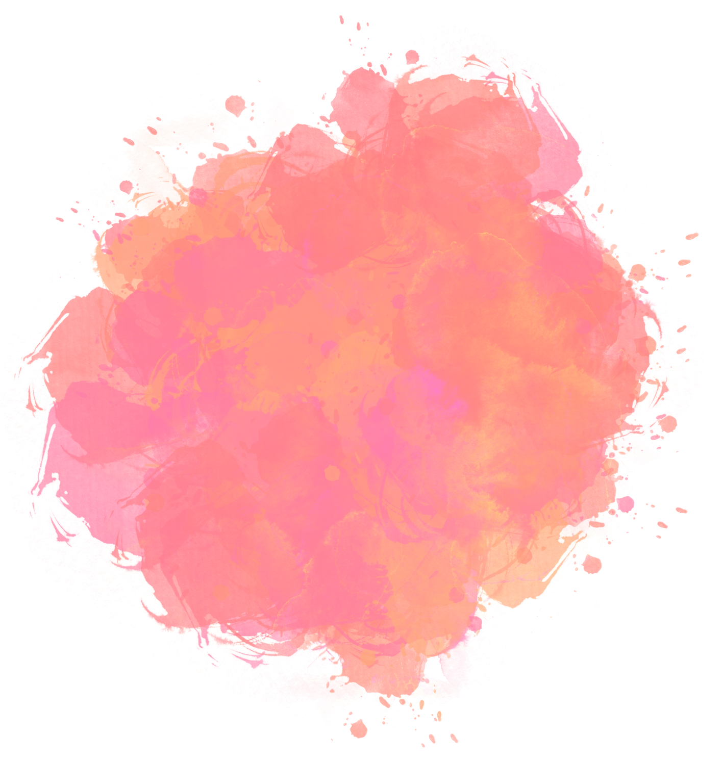 Watercolor Paint Splash Pink