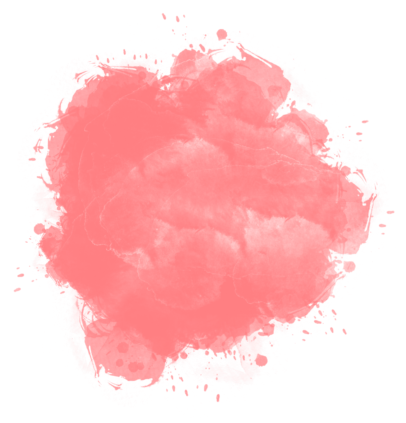 Watercolor Paint Splash Pink